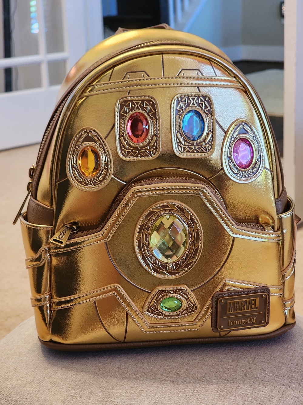 Marvel Infinity Gauntlet Gold Mini Backpack